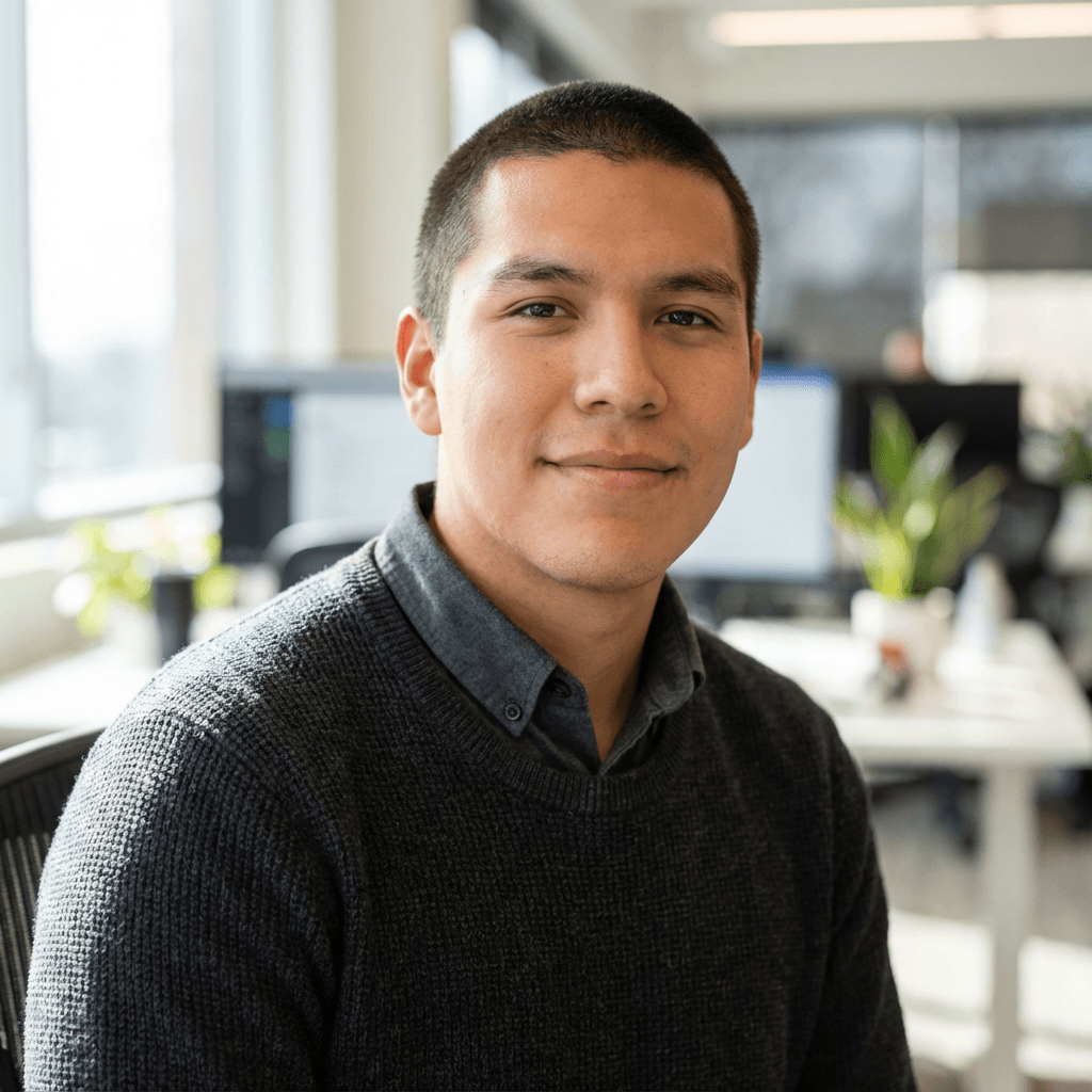 Portrait of Michael Torres in professional attire